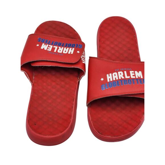 Harlem Globetrotters iSlide Sandals Men 14-15 Basketball Team #45 Rare 475433-11 - Picture 13 of 16